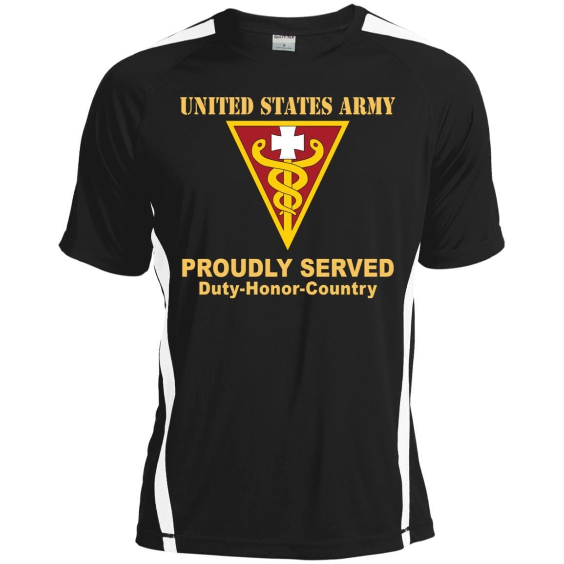 US ARMY 3RD MEDICAL COMMAND- Proudly Served T-Shirt On Front For Men-TShirt-Army-Veterans Nation