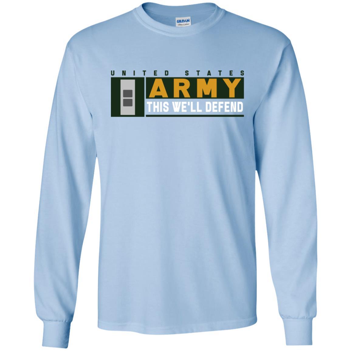 US Army W-2 This We Will Defend Long Sleeve - Pullover Hoodie-TShirt-Army-Veterans Nation