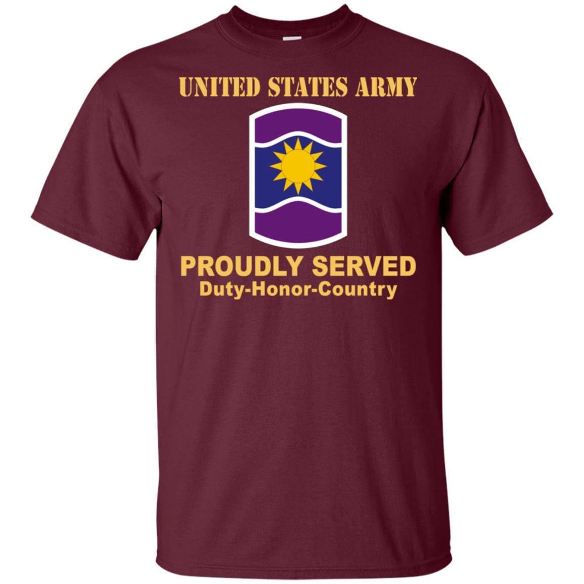 US ARMY 361 CIVIL AFFAIRS BRIGADE- Proudly Served T-Shirt On Front For Men-TShirt-Army-Veterans Nation