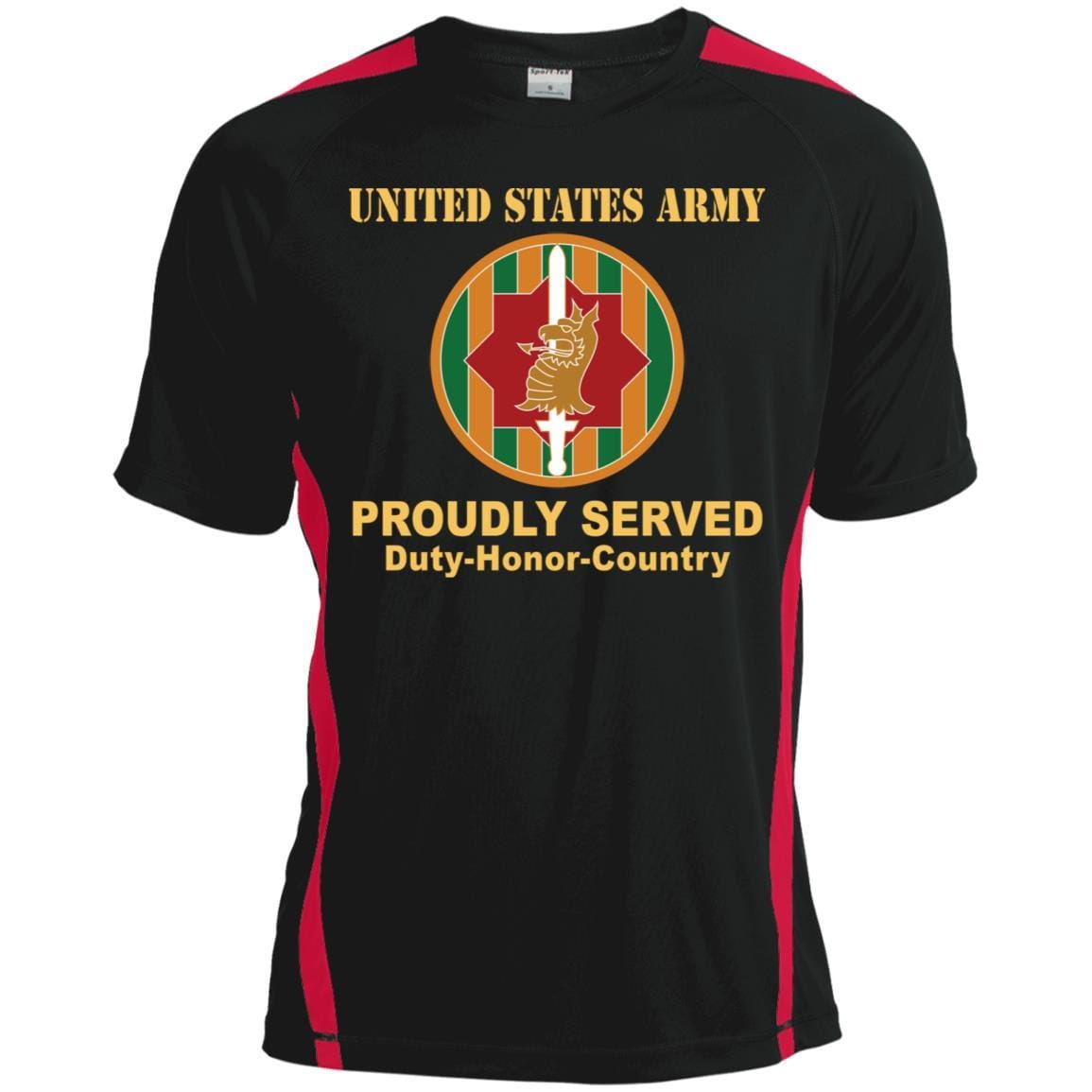 US ARMY 89TH MILITARY POLICE BRIGADE - Proudly Served T-Shirt On Front For Men-TShirt-Army-Veterans Nation