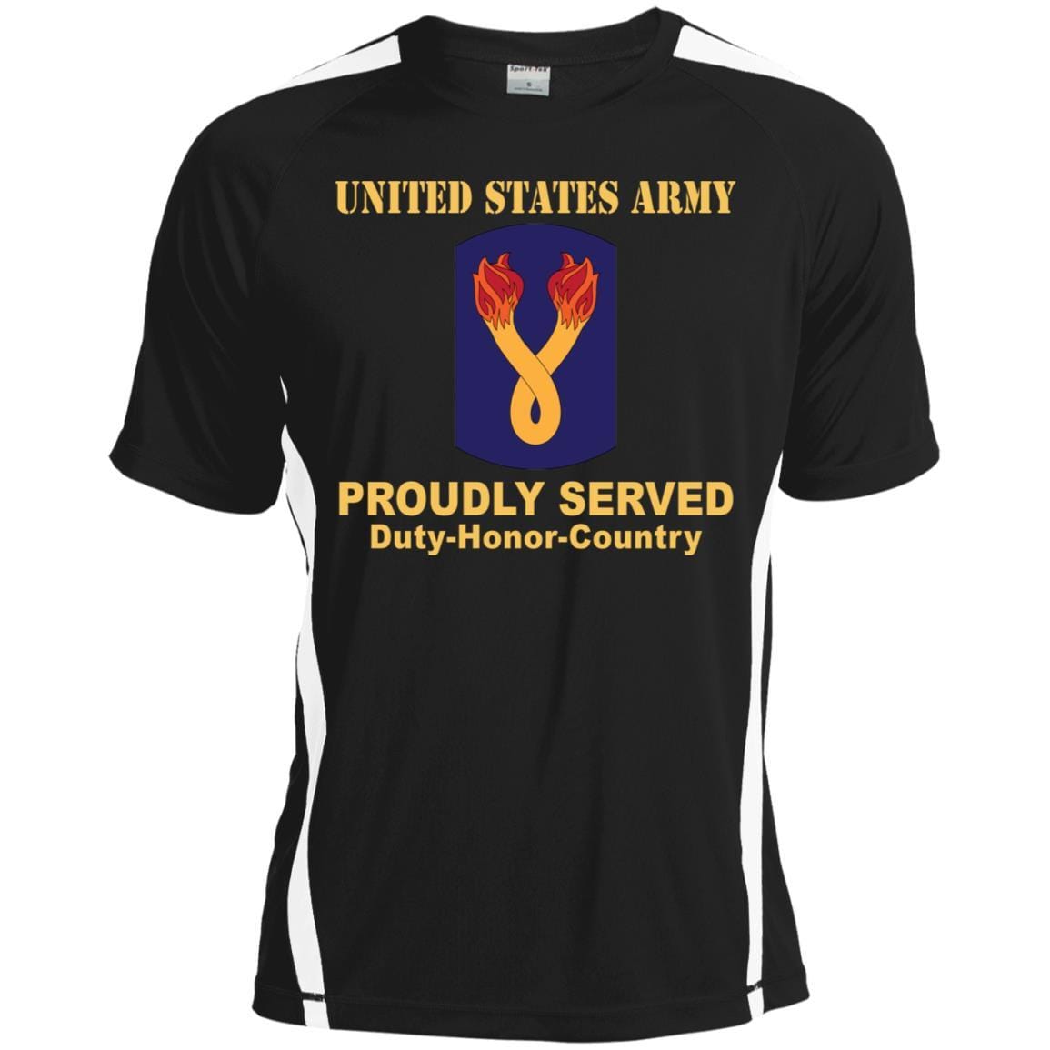 US ARMY 196TH INFANTRY BRIGADE- Proudly Served T-Shirt On Front For Men-TShirt-Army-Veterans Nation