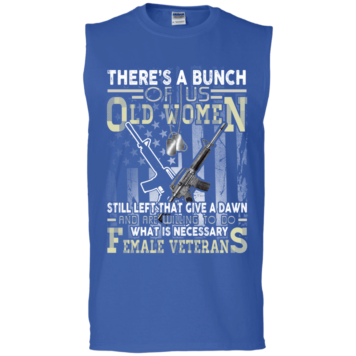 Military T-Shirt "Proud To Be A Female Veteran" Front Design-TShirt-General-Veterans Nation