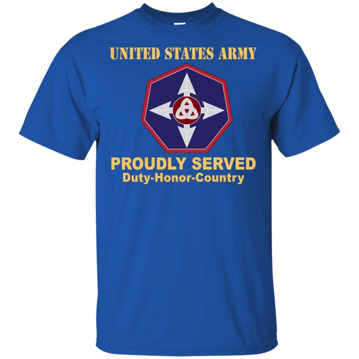 US ARMY 364TH EXPEDITIONARY SUSTAINMENT COMMAND- Proudly Served T-Shirt On Front For Men-TShirt-Army-Veterans Nation