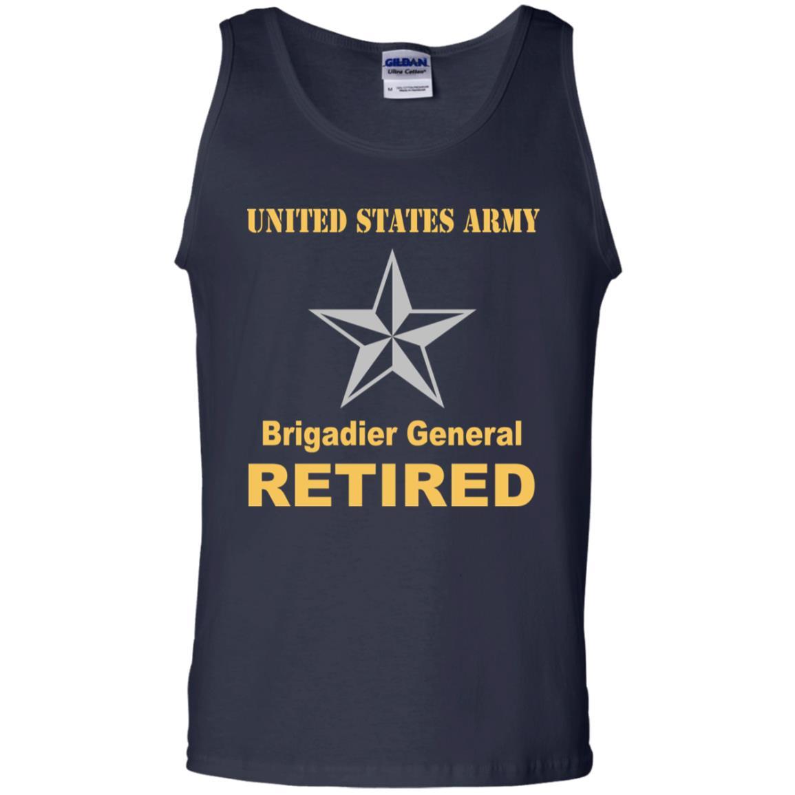 US Army O-7 Brigadier General O7 BG General Officer Retired Men T Shirt On Front-TShirt-Army-Veterans Nation