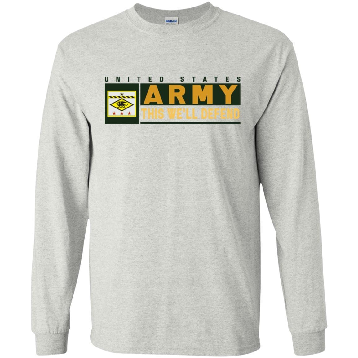 US Army 13TH FINANCIAL MANAGEMENT SUPPORT CENTER- This We'll Defend T-Shirt On Front For Men-TShirt-Army-Veterans Nation