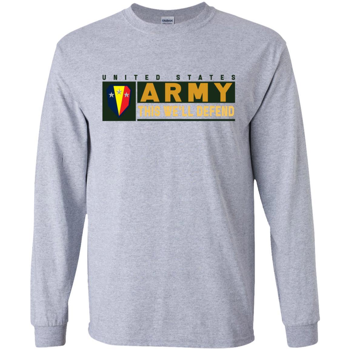 US Army 50TH INFANTRY BRIGADE COMBAT TEAM- This We'll Defend T-Shirt On Front For Men-TShirt-Army-Veterans Nation