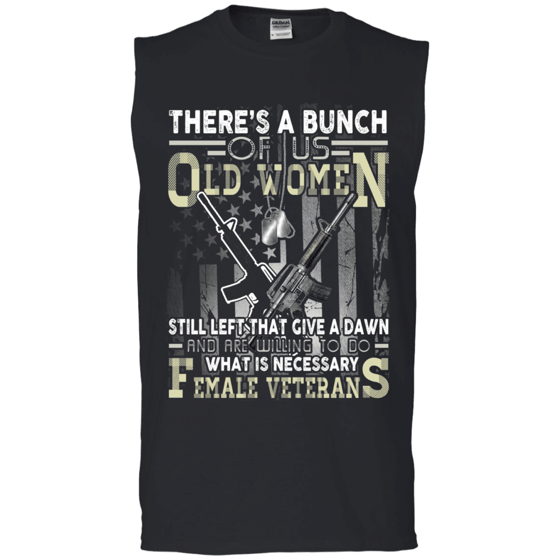 Military T-Shirt "Proud To Be A Female Veteran" Front Design-TShirt-General-Veterans Nation