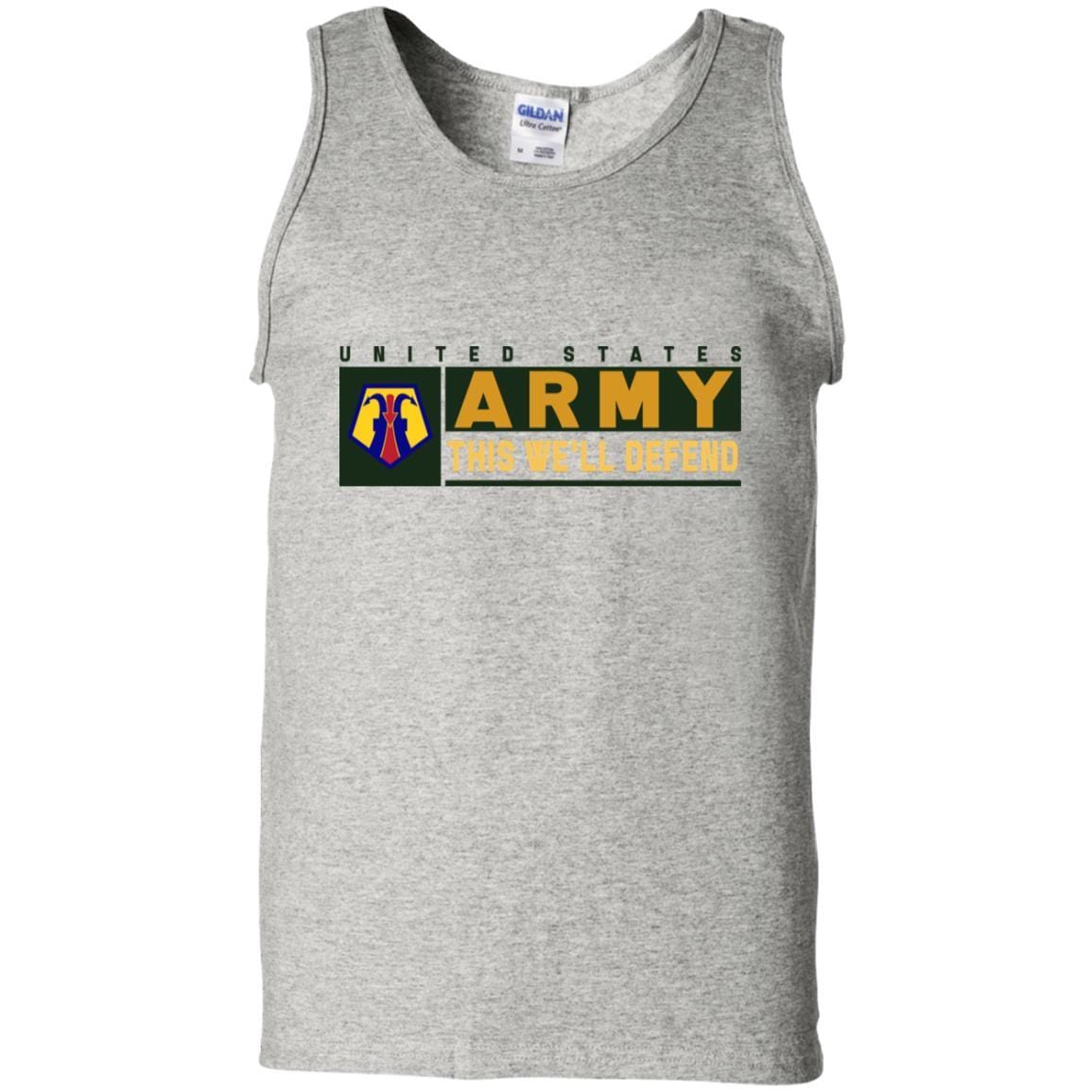 US Army 7TH CIVIL SUPPORT COMMAND- This We'll Defend T-Shirt On Front For Men-TShirt-Army-Veterans Nation