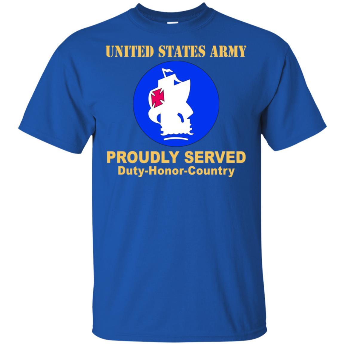 US ARMY SOUTH CSIB- Proudly Served T-Shirt On Front For Men-TShirt-Army-Veterans Nation