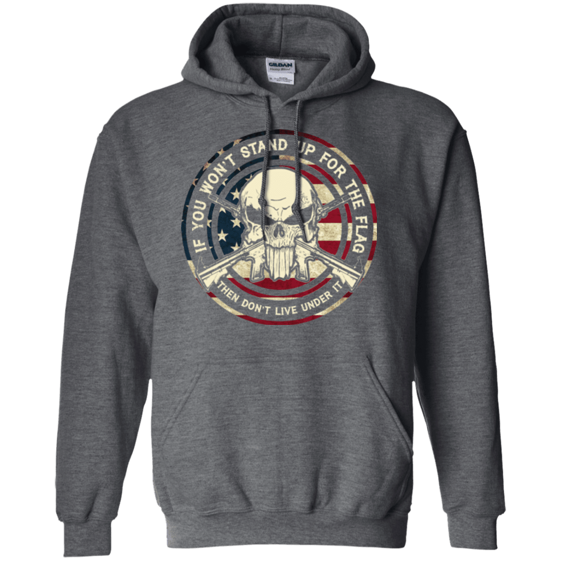 Military T-Shirt "SKULL VETERAN"-TShirt-General-Veterans Nation