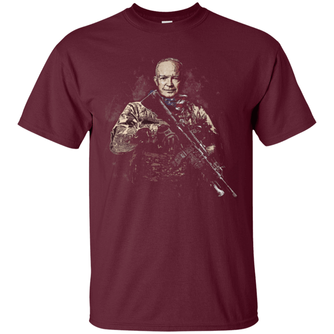Military T-Shirt "Dwight Eisenhower Soldier Presidents"-TShirt-General-Veterans Nation