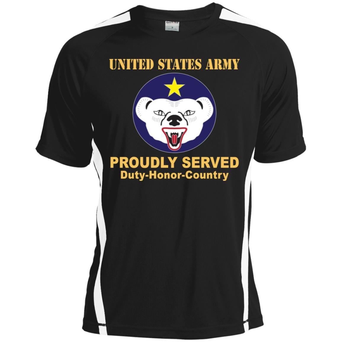 US ARMY CSIB ALASKA- Proudly Served T-Shirt On Front For Men-TShirt-Army-Veterans Nation