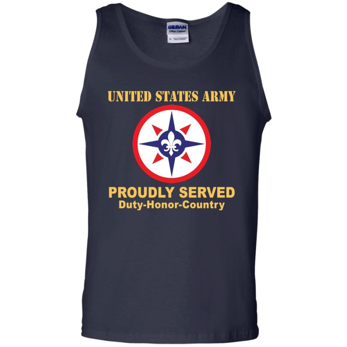 US ARMY 316TH SUSTAINMENT COMMAND- Proudly Served T-Shirt On Front For Men-TShirt-Army-Veterans Nation
