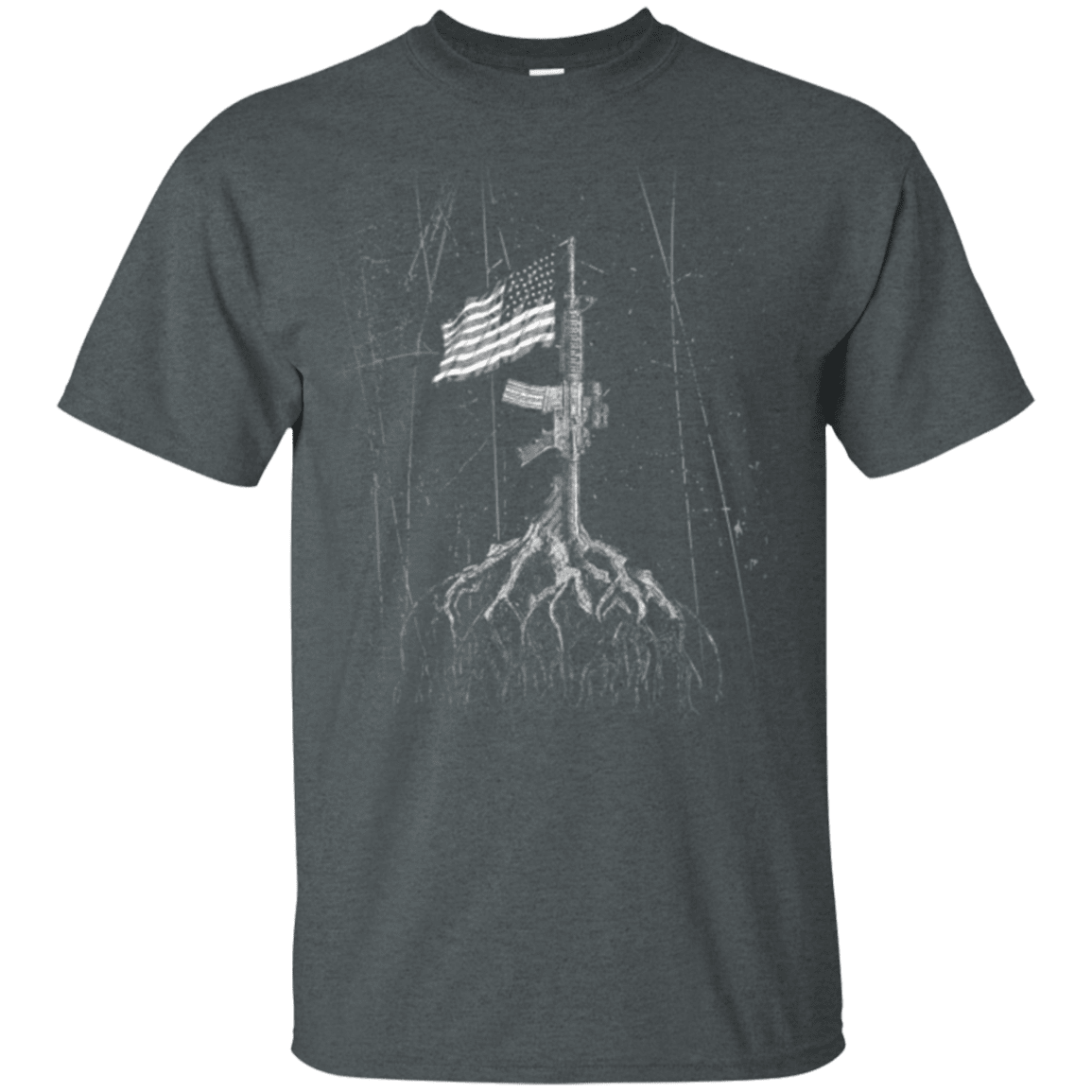 Military T-Shirt "MY ROOT IN FLAG VETERAN"-TShirt-General-Veterans Nation