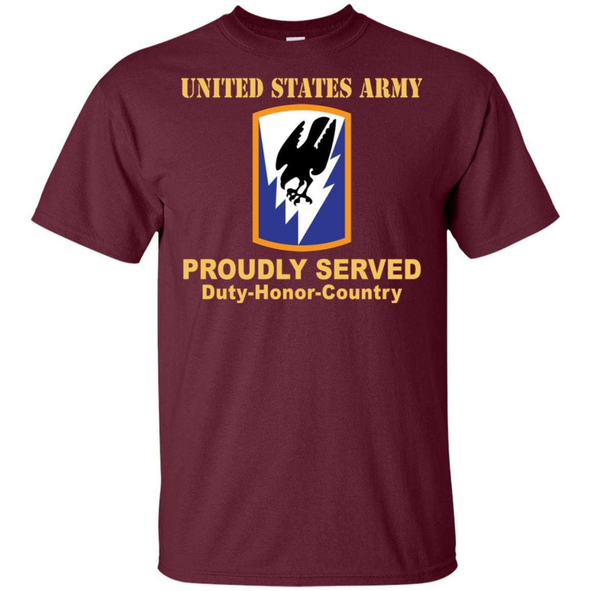 US ARMY 66TH THEATER AVIATION COMMAND - Proudly Served T-Shirt On Front For Men-TShirt-Army-Veterans Nation