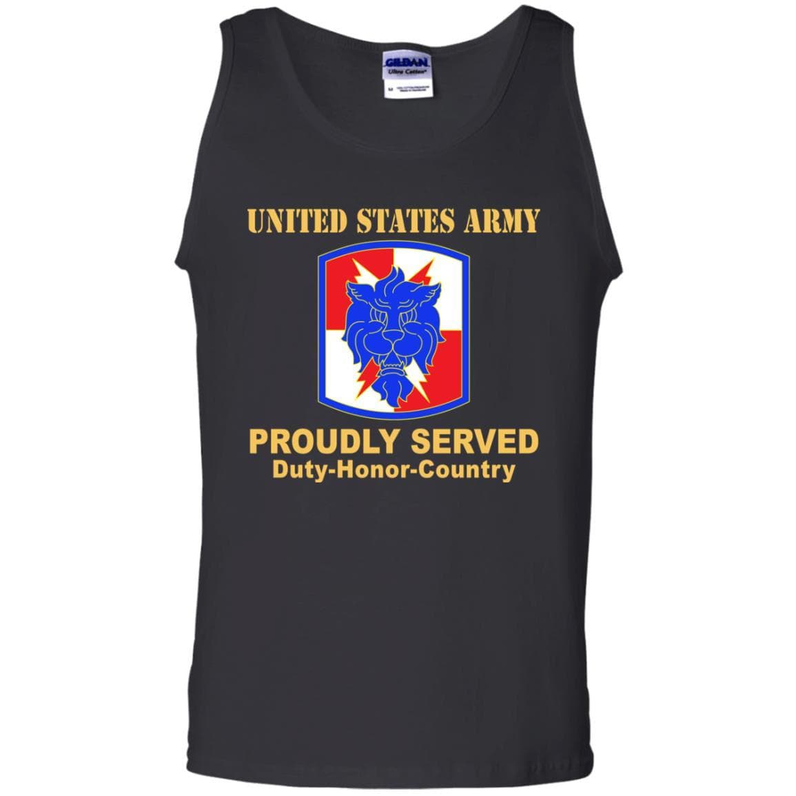 US ARMY 35TH SIGNAL BRIGADE (NO TAB) - Proudly Served T-Shirt On Front For Men-TShirt-Army-Veterans Nation