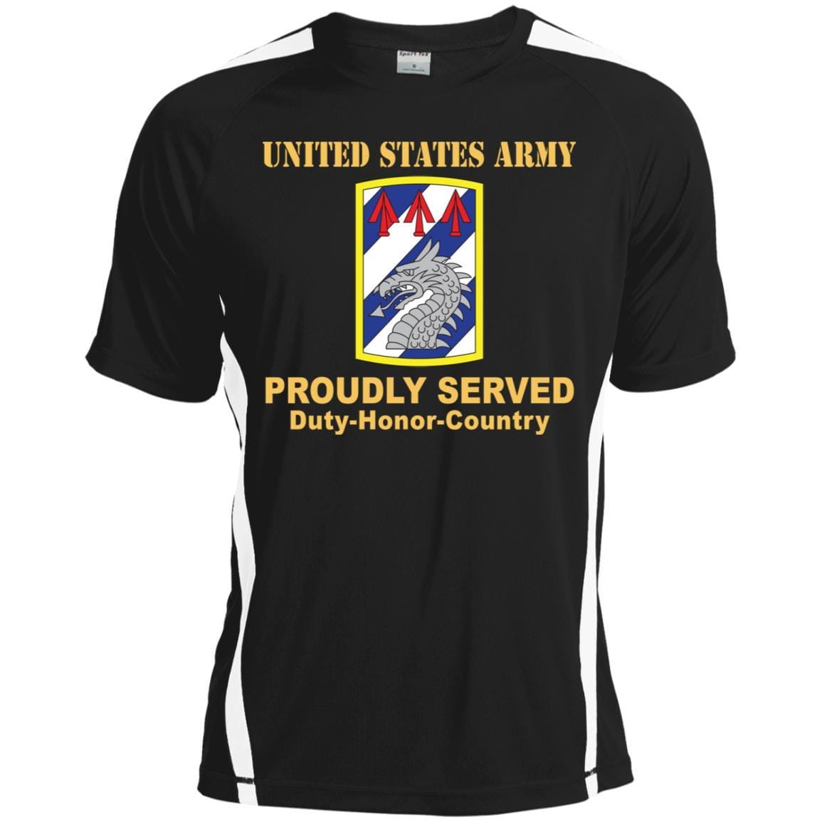 US ARMY 3RD SUSTAINMENT BRIGADE- Proudly Served T-Shirt On Front For Men-TShirt-Army-Veterans Nation