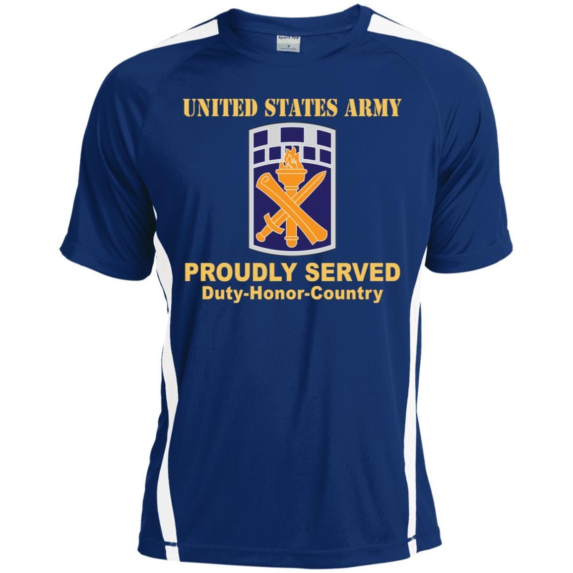 US ARMY 351ST CIVIL AFFAIRS COMMAND- Proudly Served T-Shirt On Front For Men-TShirt-Army-Veterans Nation