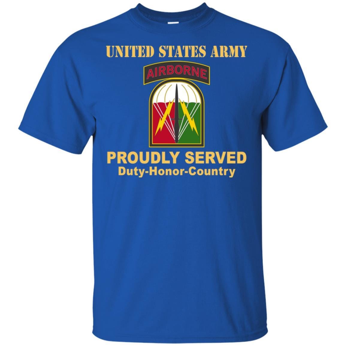US ARMY 528 SUSTAINMENT BRIGADE- Proudly Served T-Shirt On Front For Men-TShirt-Army-Veterans Nation