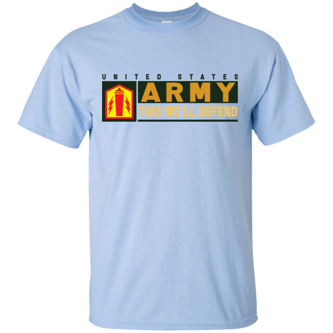 US Army 41 FIRES BRIGADE- This We'll Defend T-Shirt On Front For Men-TShirt-Army-Veterans Nation