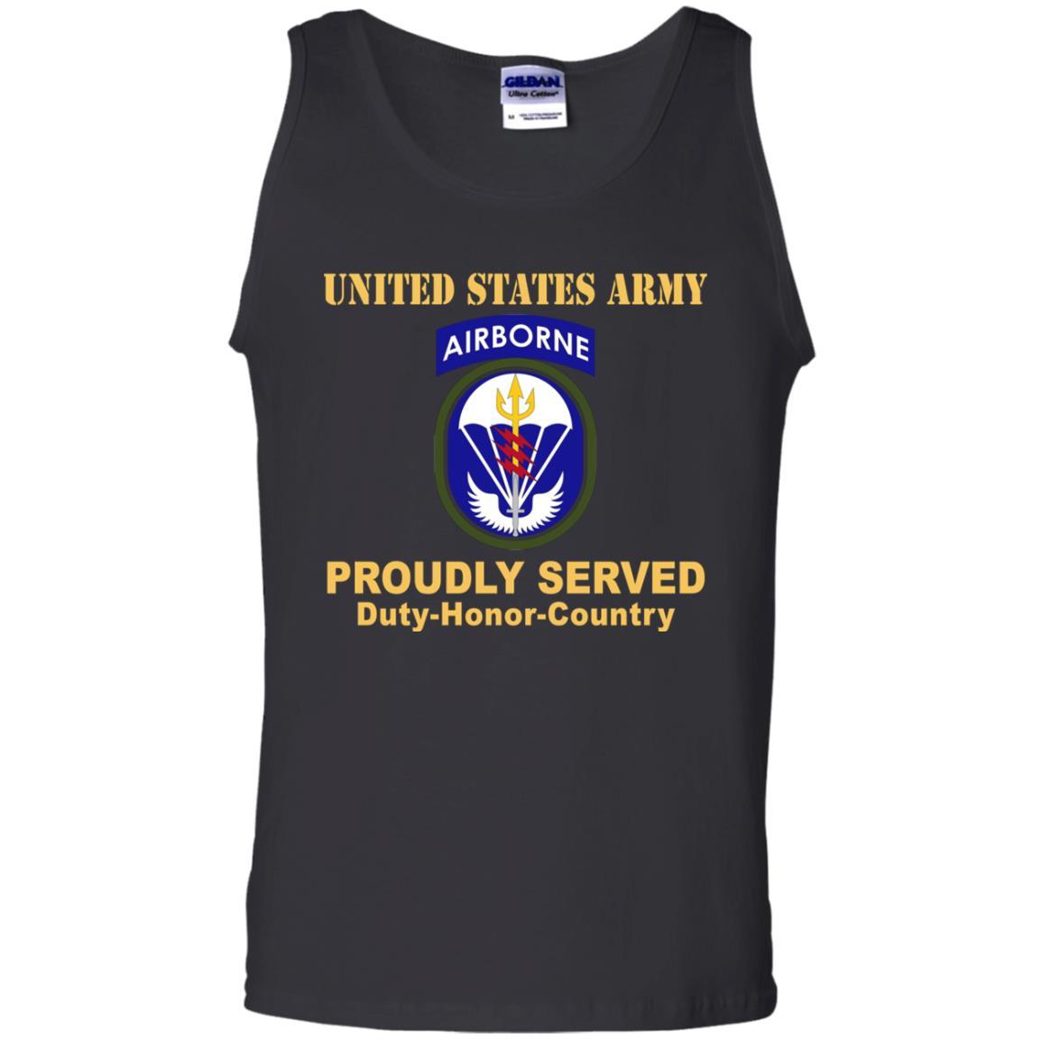 US ARMY SPECIAL OPERATIONS COMMAND SOUTH- Proudly Served T-Shirt On Front For Men-TShirt-Army-Veterans Nation