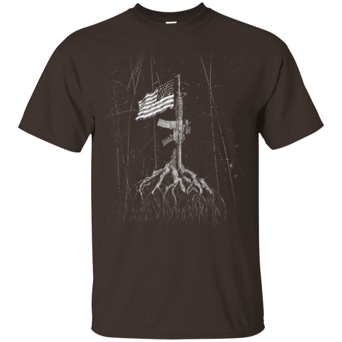 Military T-Shirt "MY ROOT IN FLAG VETERAN"-TShirt-General-Veterans Nation