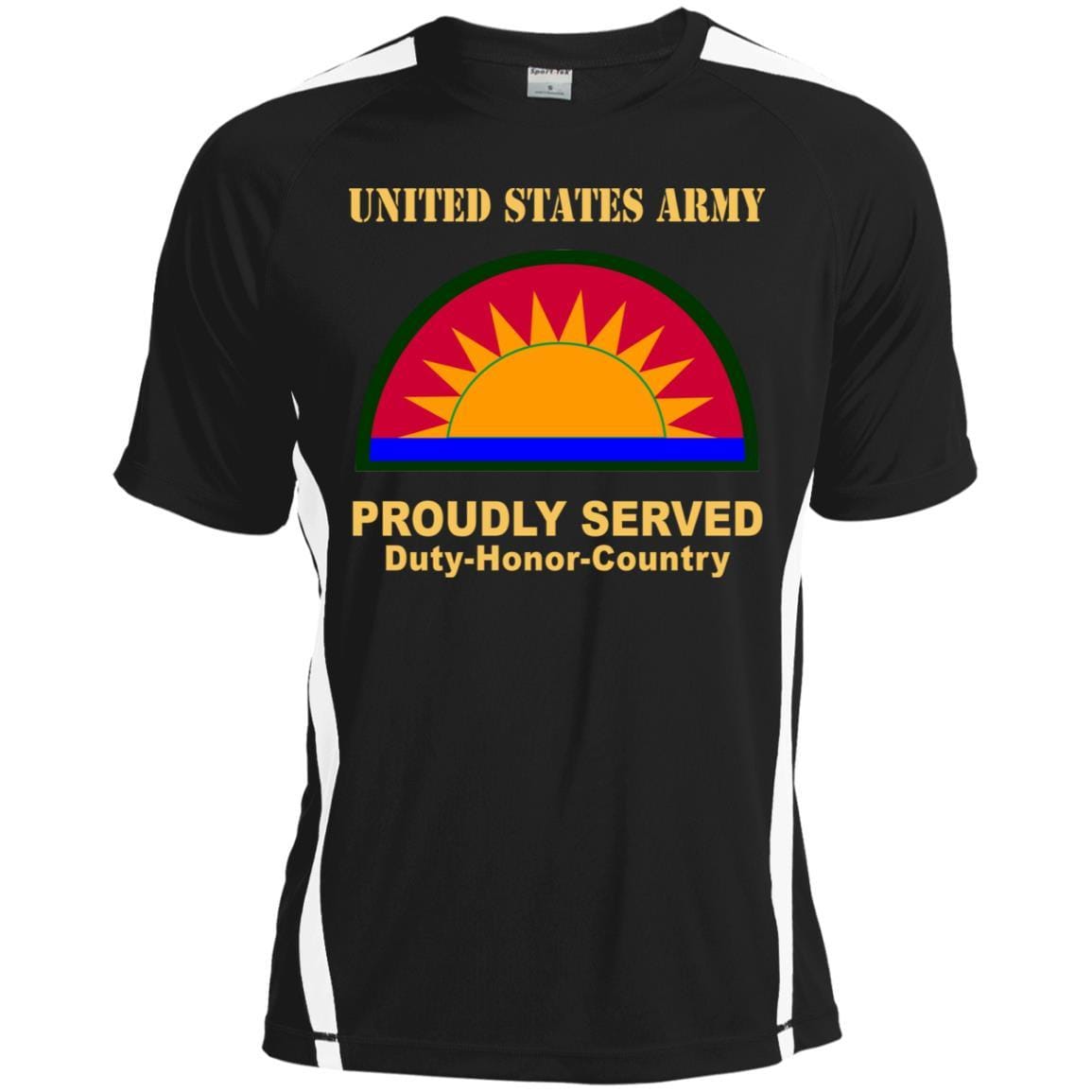 US ARMY 41ST INFANTRY BRIGADE COMBAT TEAM- Proudly Served T-Shirt On Front For Men-TShirt-Army-Veterans Nation