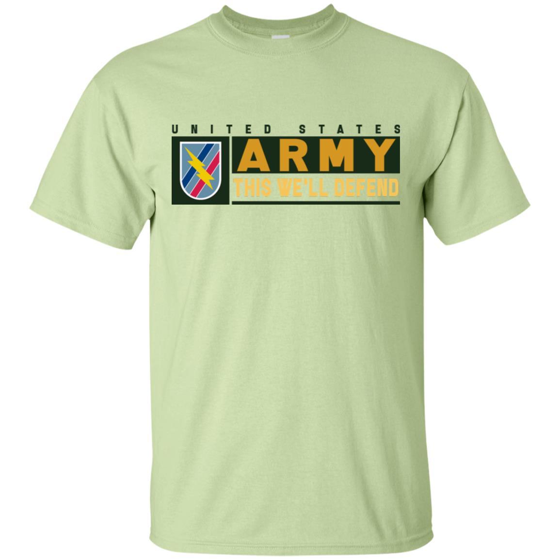US Army 48TH INFANTRY BRIGADE COMBAT TEAM- This We'll Defend T-Shirt On Front For Men-TShirt-Army-Veterans Nation
