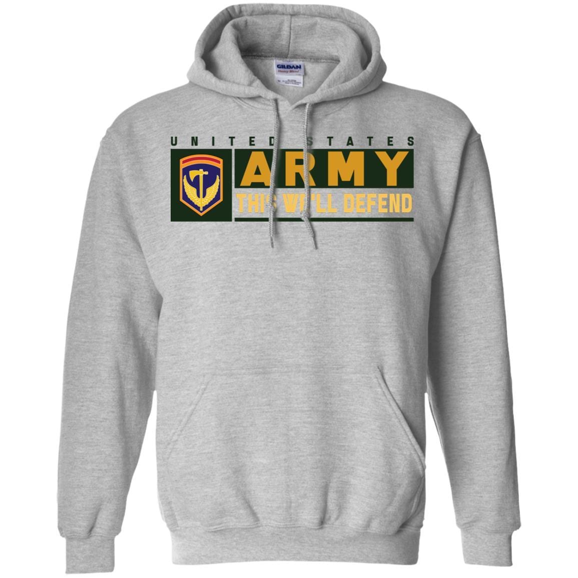 US Army 42ND REGIONAL SUPPORT GROUP- This We'll Defend T-Shirt On Front For Men-TShirt-Army-Veterans Nation