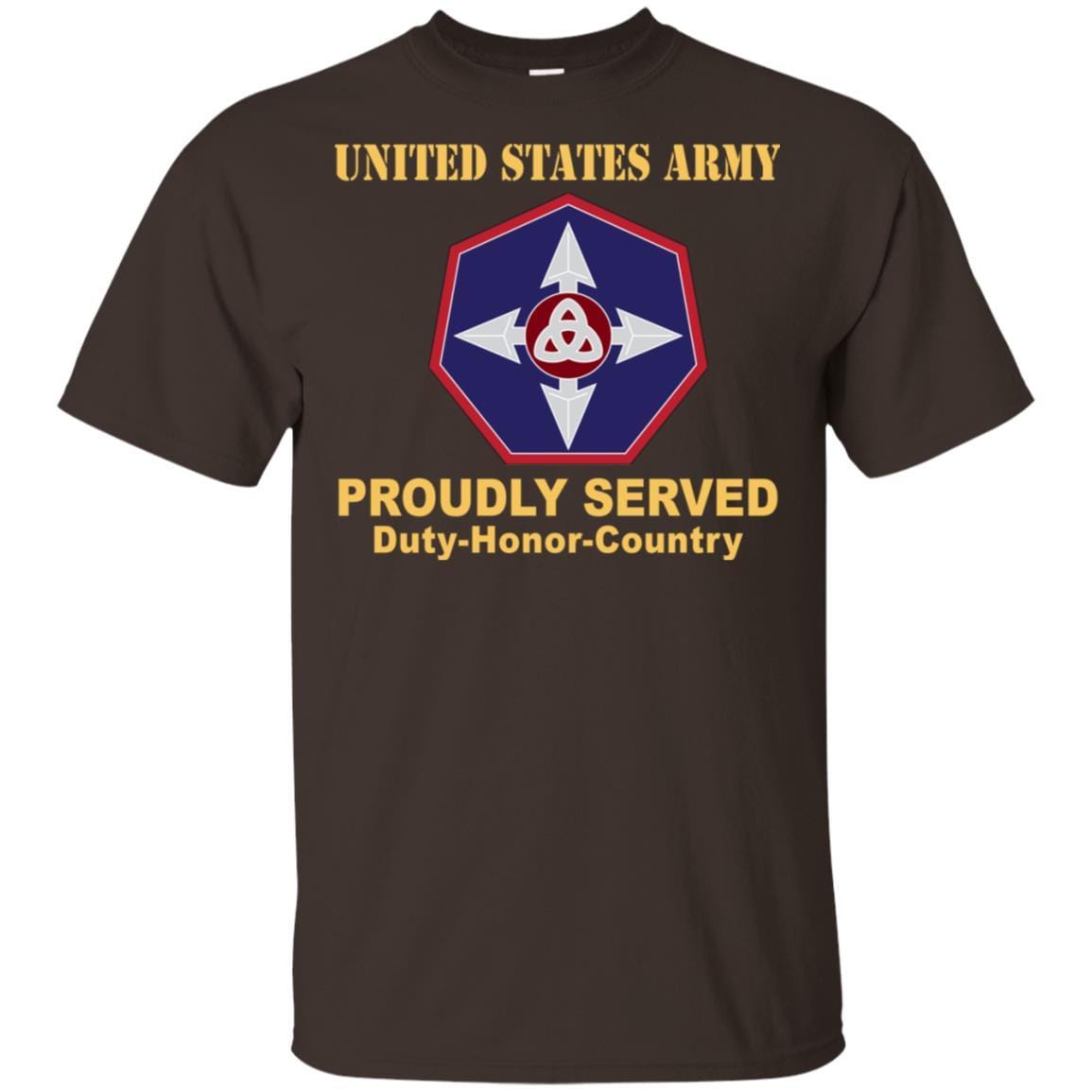 US ARMY 364TH EXPEDITIONARY SUSTAINMENT COMMAND- Proudly Served T-Shirt On Front For Men-TShirt-Army-Veterans Nation