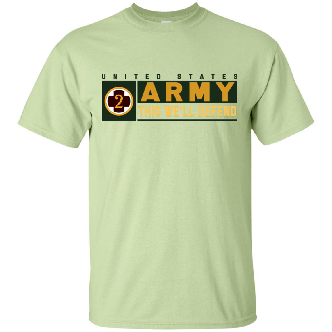 US Army 2ND MEDICAL BRIGADE- This We'll Defend T-Shirt On Front For Men-TShirt-Army-Veterans Nation