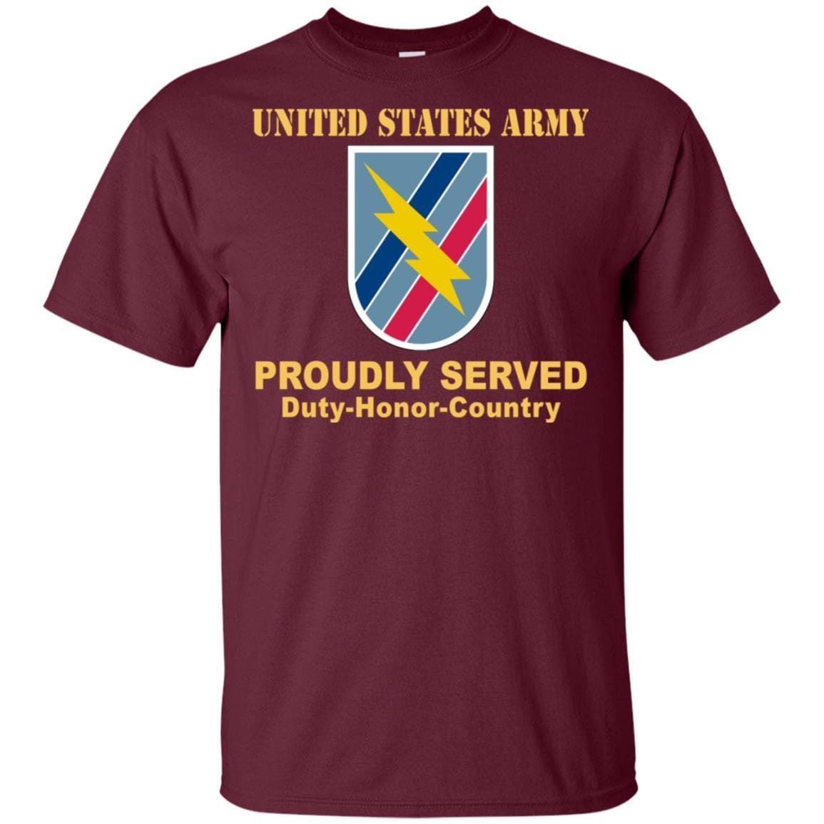 US ARMY 48TH INFANTRY BRIGADE COMBAT TEAM- Proudly Served T-Shirt On Front For Men-TShirt-Army-Veterans Nation