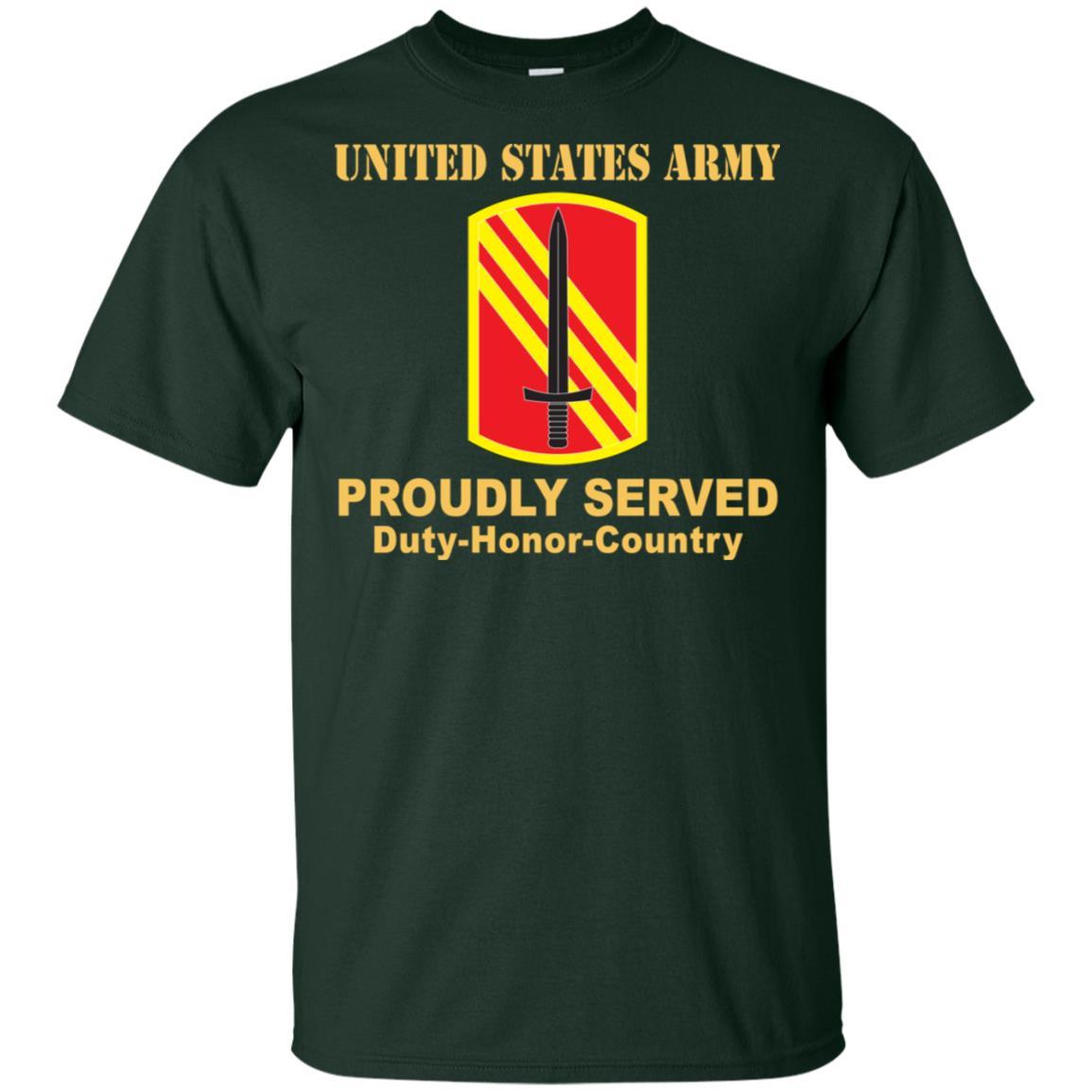 US ARMY 113 SUSTAINMENT BRIGADE- Proudly Served T-Shirt On Front For Men-TShirt-Army-Veterans Nation