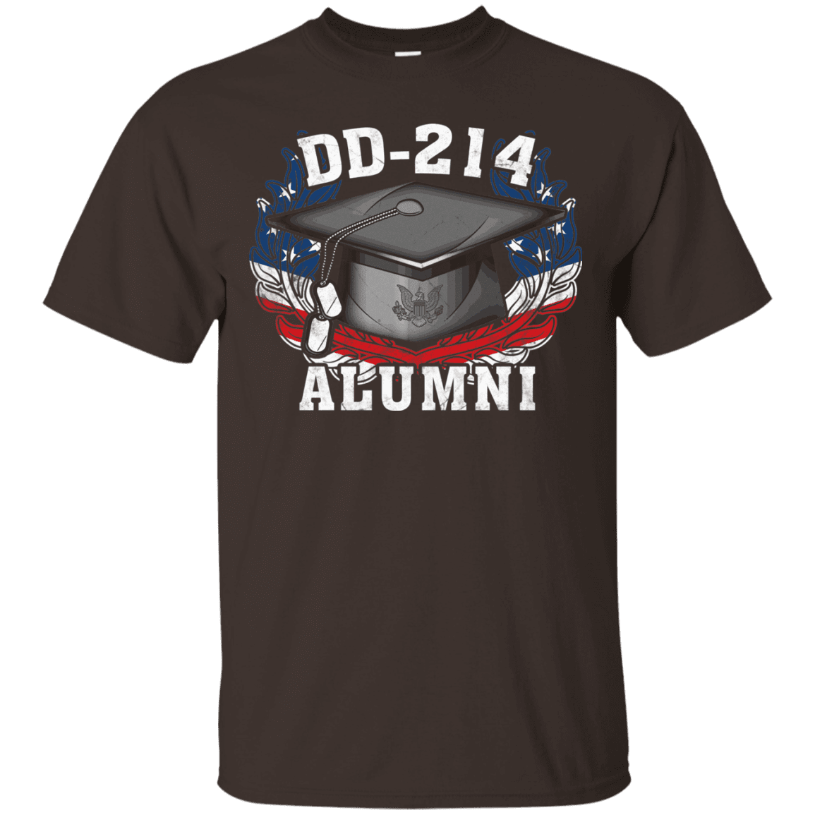 DD 214 Alumni Army Veteran Men Front T Shirts-TShirt-Army-Veterans Nation
