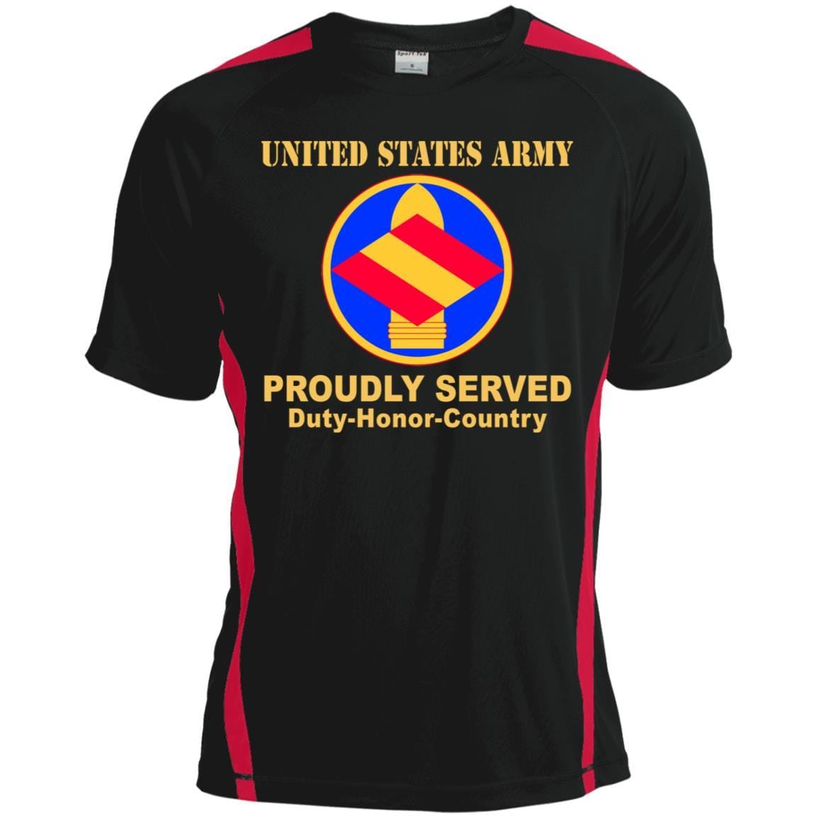 US ARMY 142 FIRES BRIGADE - Proudly Served T-Shirt On Front For Men-TShirt-Army-Veterans Nation