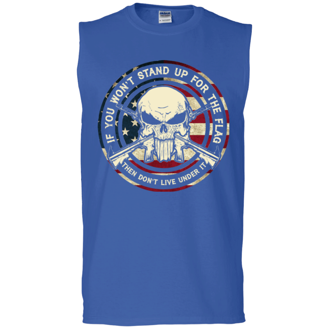 Military T-Shirt "SKULL VETERAN"-TShirt-General-Veterans Nation