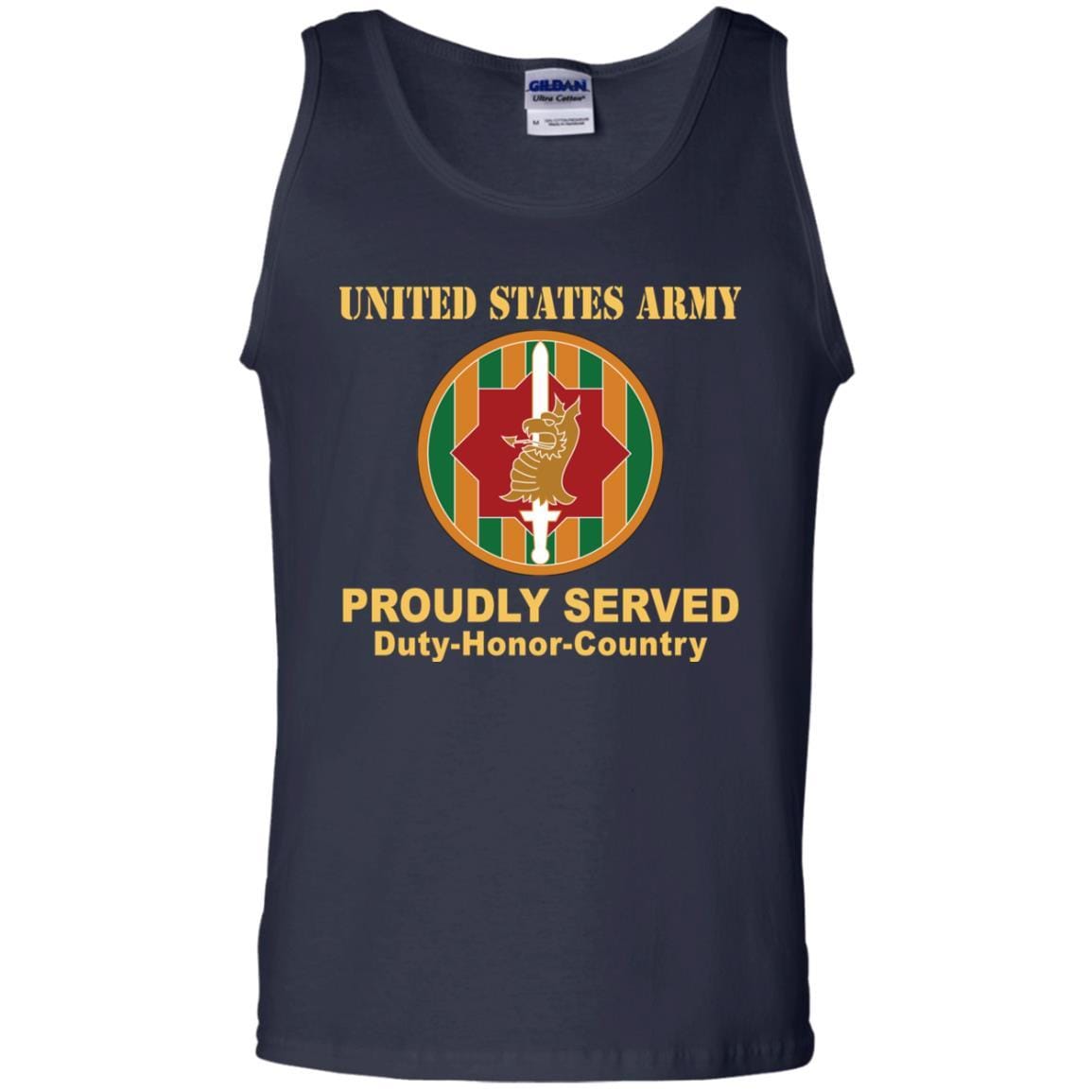 US ARMY 89TH MILITARY POLICE BRIGADE - Proudly Served T-Shirt On Front For Men-TShirt-Army-Veterans Nation