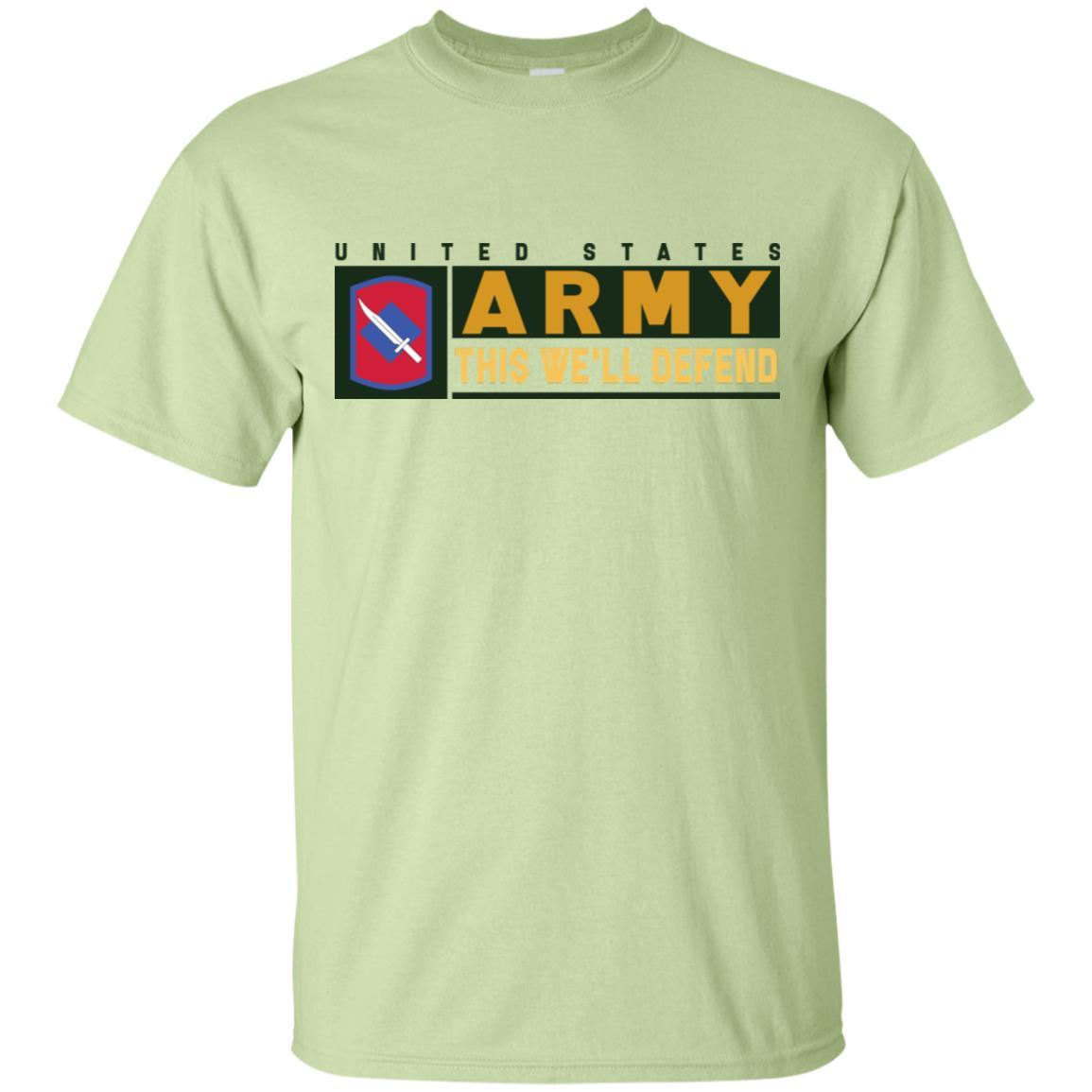 US Army 39TH INFANTRY BRIGADE- This We'll Defend T-Shirt On Front For Men-TShirt-Army-Veterans Nation