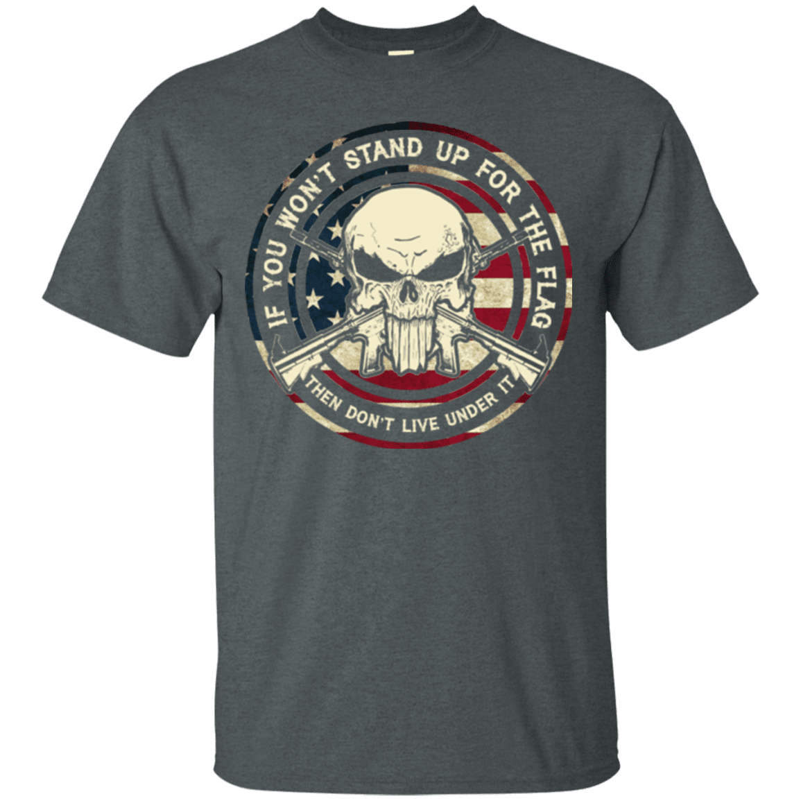 Military T-Shirt "SKULL VETERAN"-TShirt-General-Veterans Nation