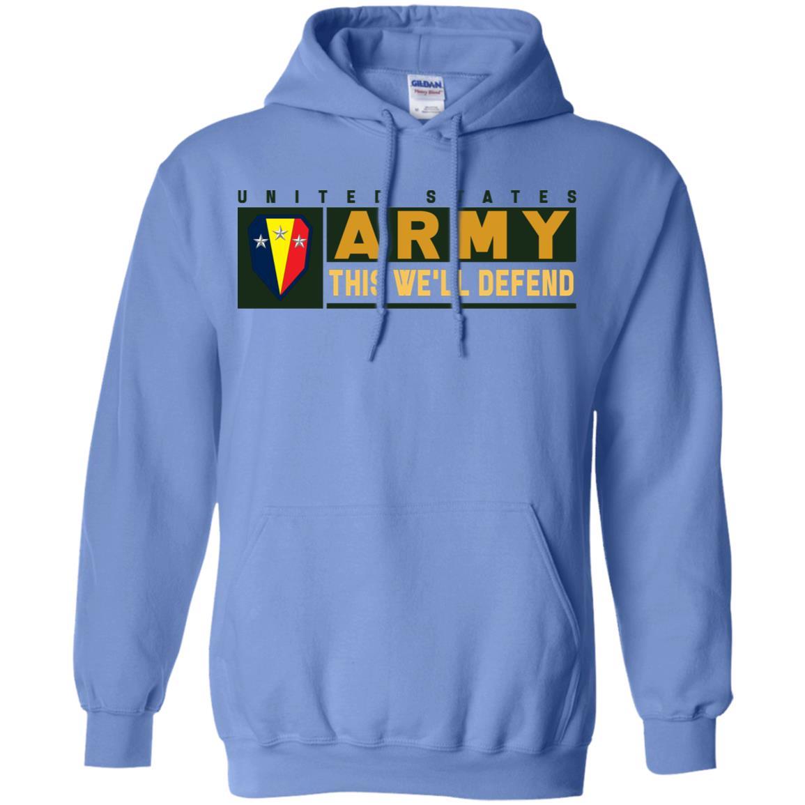 US Army 50TH INFANTRY BRIGADE COMBAT TEAM- This We'll Defend T-Shirt On Front For Men-TShirt-Army-Veterans Nation