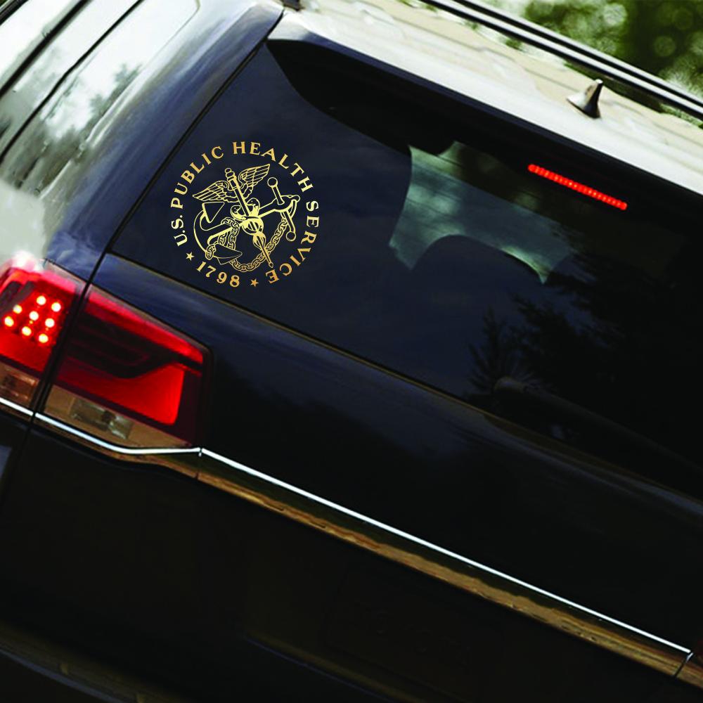 United States Public Health Service Clear Stickers-Decal-Army-Branch-Veterans Nation