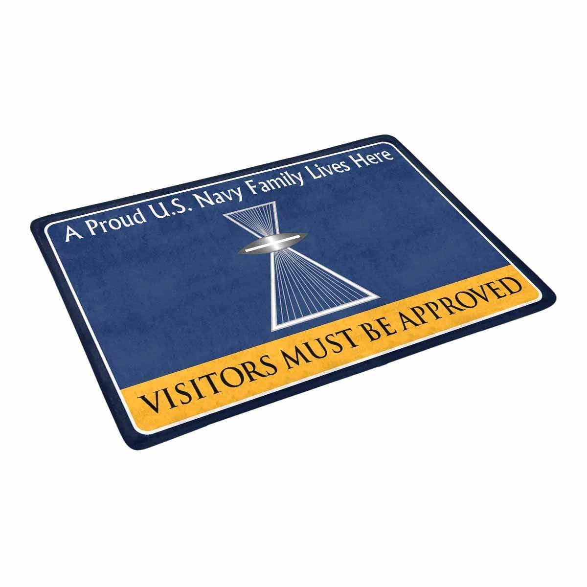 U.S Navy Aviation Photographer's Mate PH Family Doormat - Visitors must be approved (23,6 inches x 15,7 inches)-Doormat-Navy-Rate-Veterans Nation